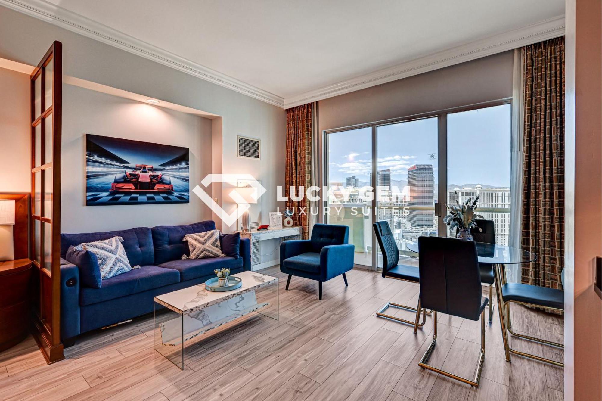 לאס וגאס Lucky Gem Penthouse & Luxury Suites At Signature Resort, Balcony Strip View 3505 מראה חיצוני תמונה