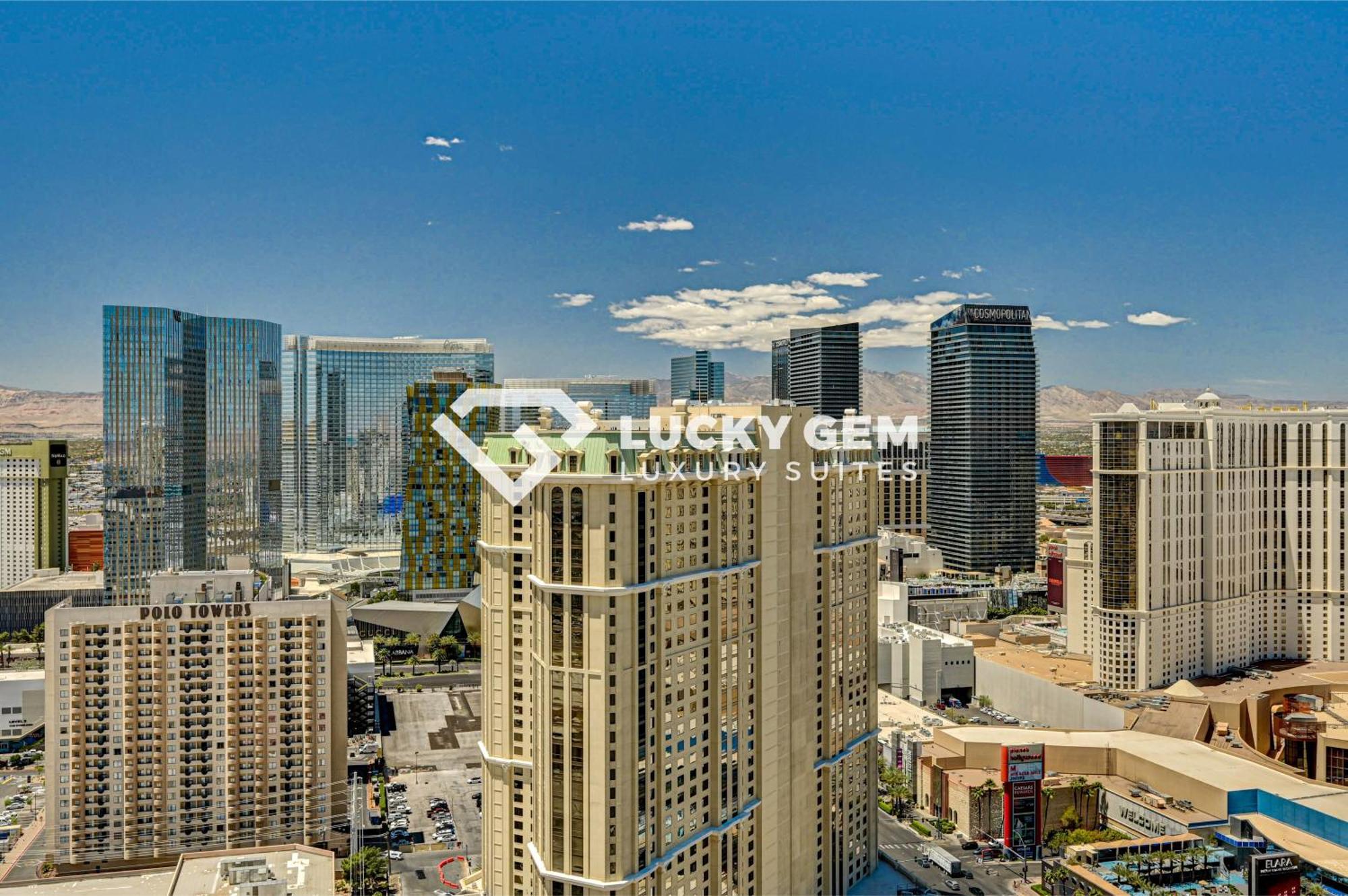לאס וגאס Lucky Gem Penthouse & Luxury Suites At Signature Resort, Balcony Strip View 3505 מראה חיצוני תמונה