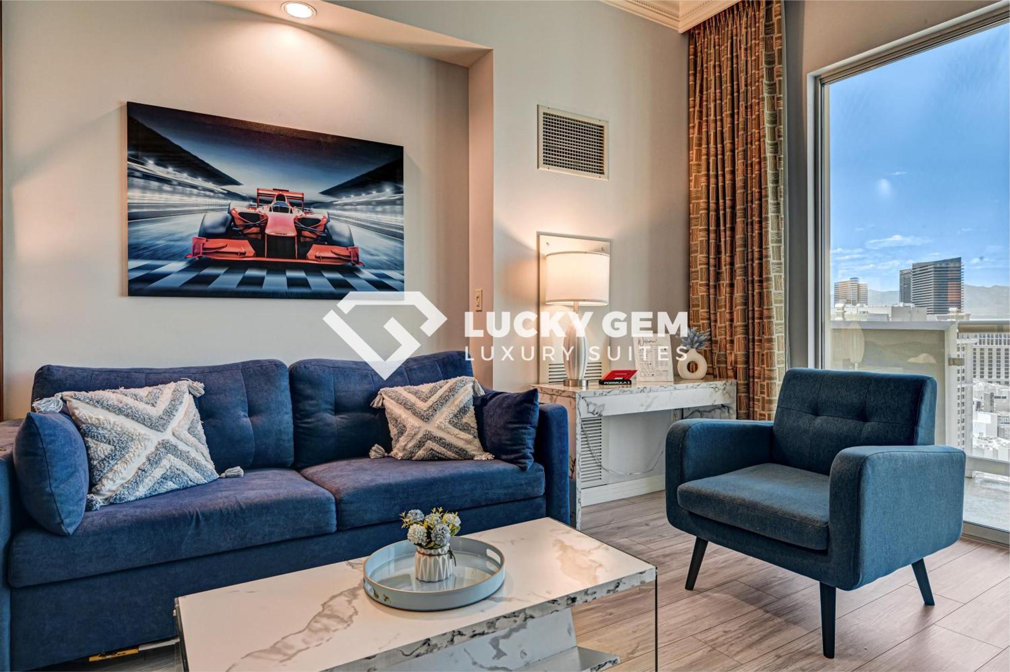 לאס וגאס Lucky Gem Penthouse & Luxury Suites At Signature Resort, Balcony Strip View 3505 מראה חיצוני תמונה